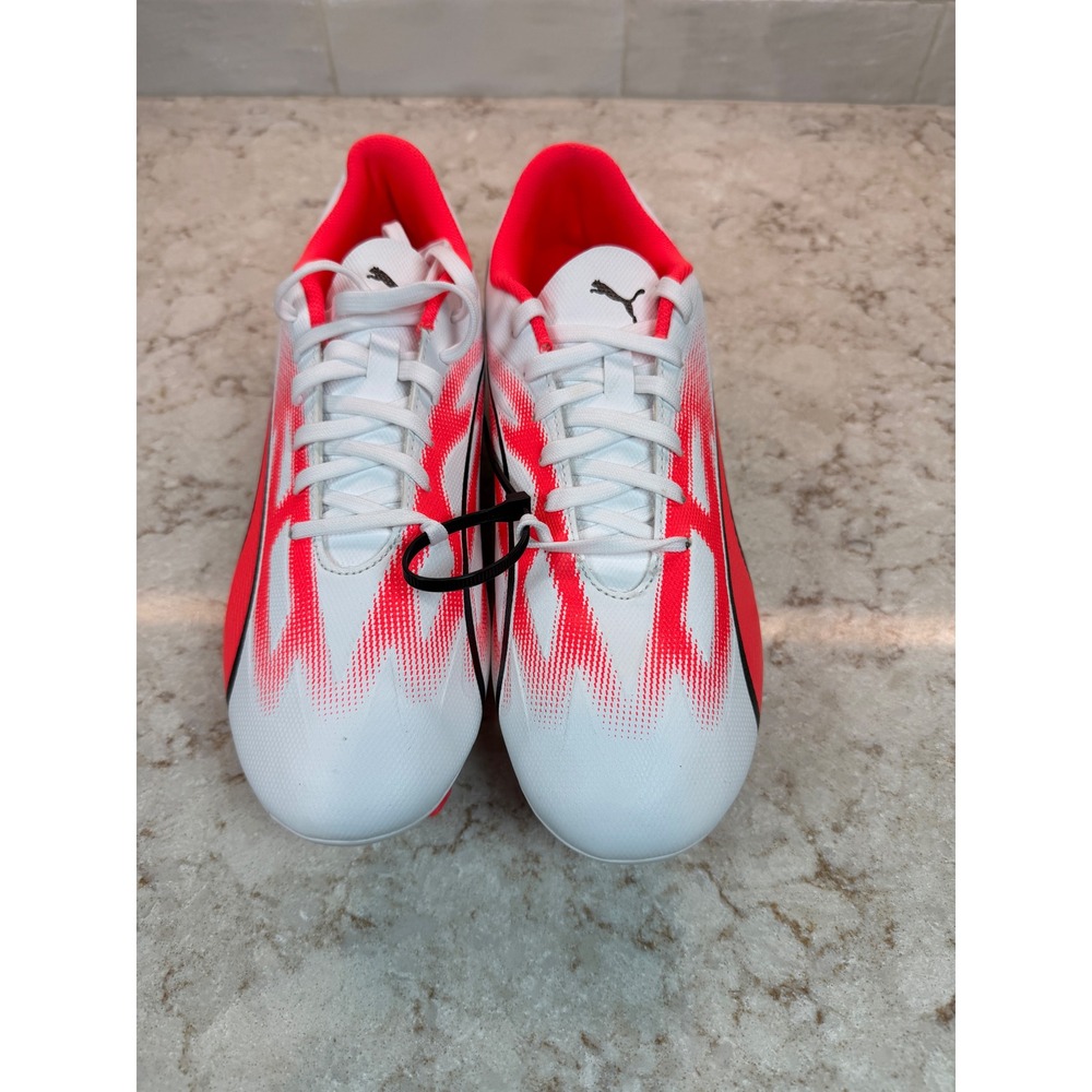Puma Ultra Play FG AG Soccer Cleats White Red Black Mens 8.5 NEW NO BOX